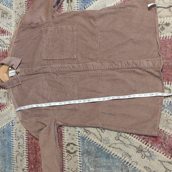 ASOS (Collusion) brown mini corduroy shirt dress - Picture 11 of 12